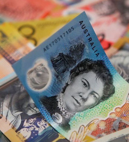 Australian dollar hits four-month high, breaks major resistance