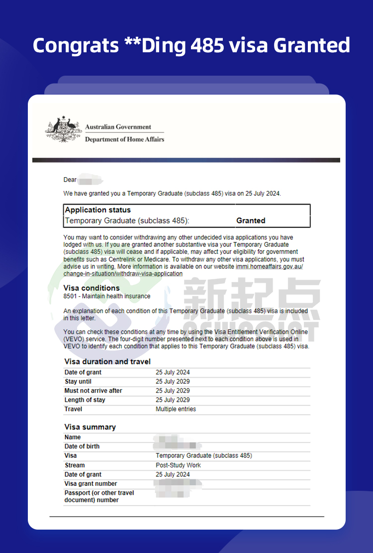 Congrats **Ding 485 visa Granted!