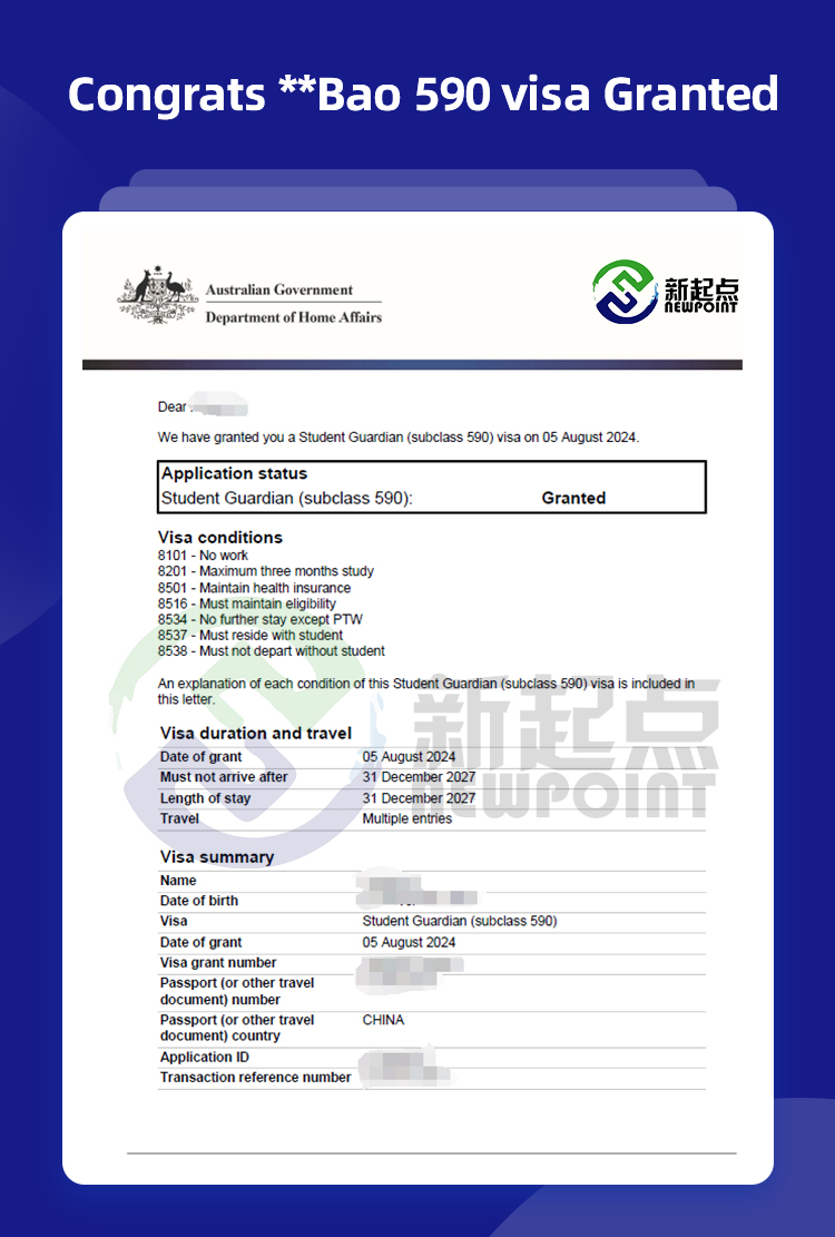 Congrats **Bao 590 visa Granted!