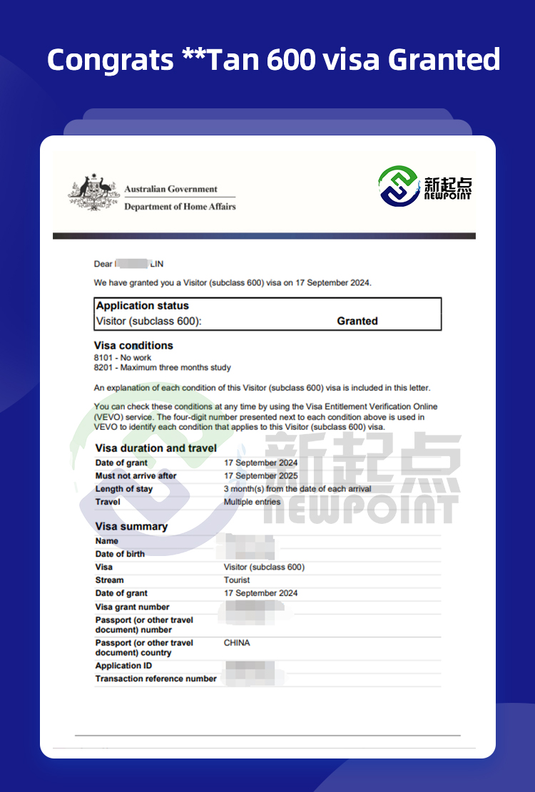 Congrats **Tan 600 visa Granted!