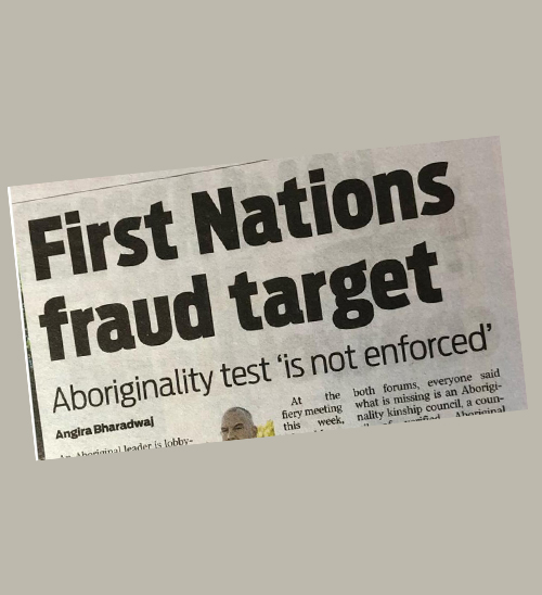 Indigenous Identity Fraud Clouds Public Service Representation Milestone