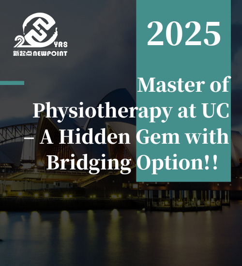 [Study Abroad Update] Master of Physiotherapy at UC – A Hidden Gem with Bridging Option!